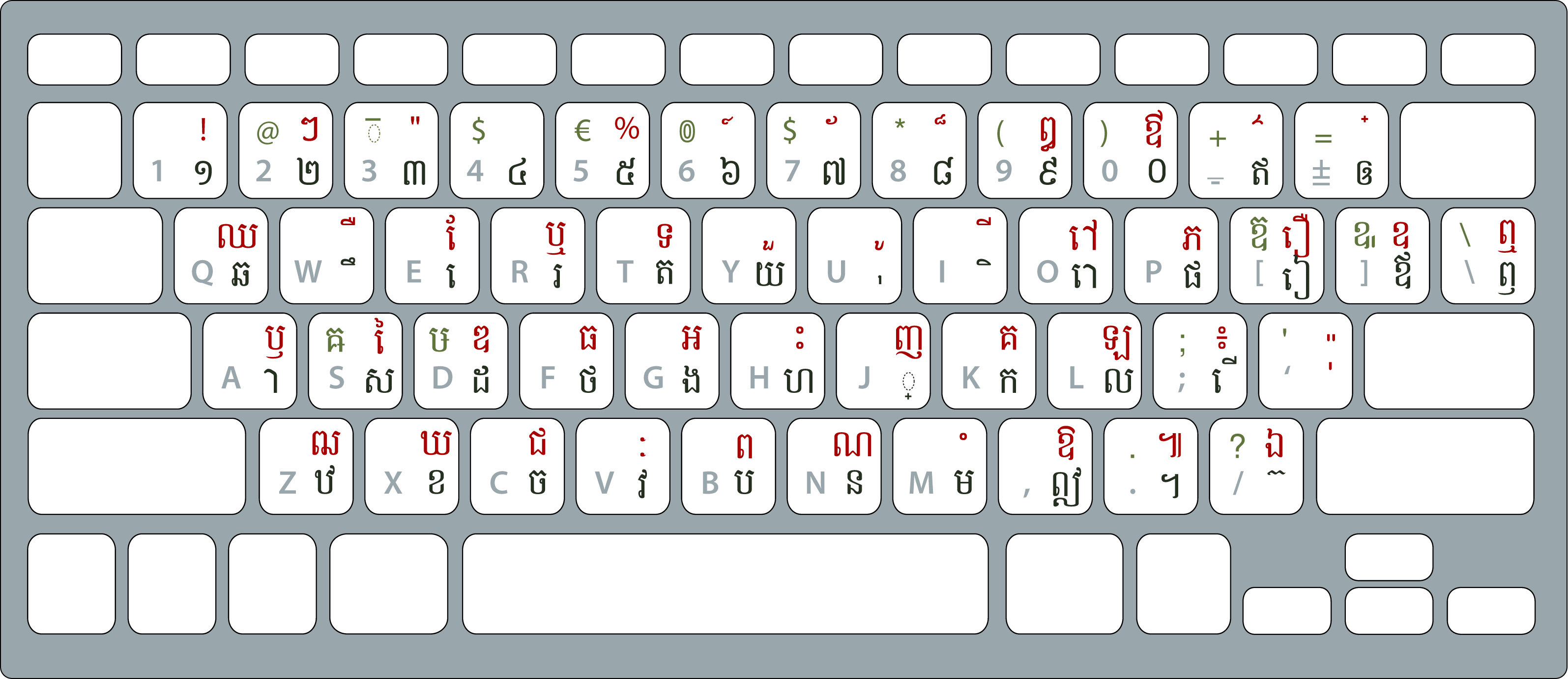 Khmer Unicode Keyboard Layout Hresaelectric